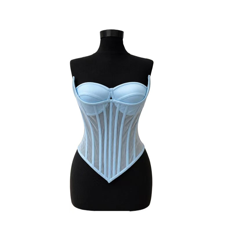 3D Structured Tulle Corset - C2