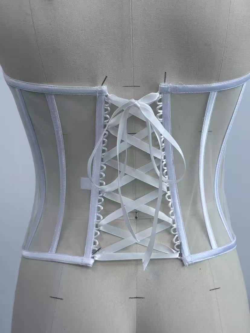 3D Structured Tulle Corset - C2