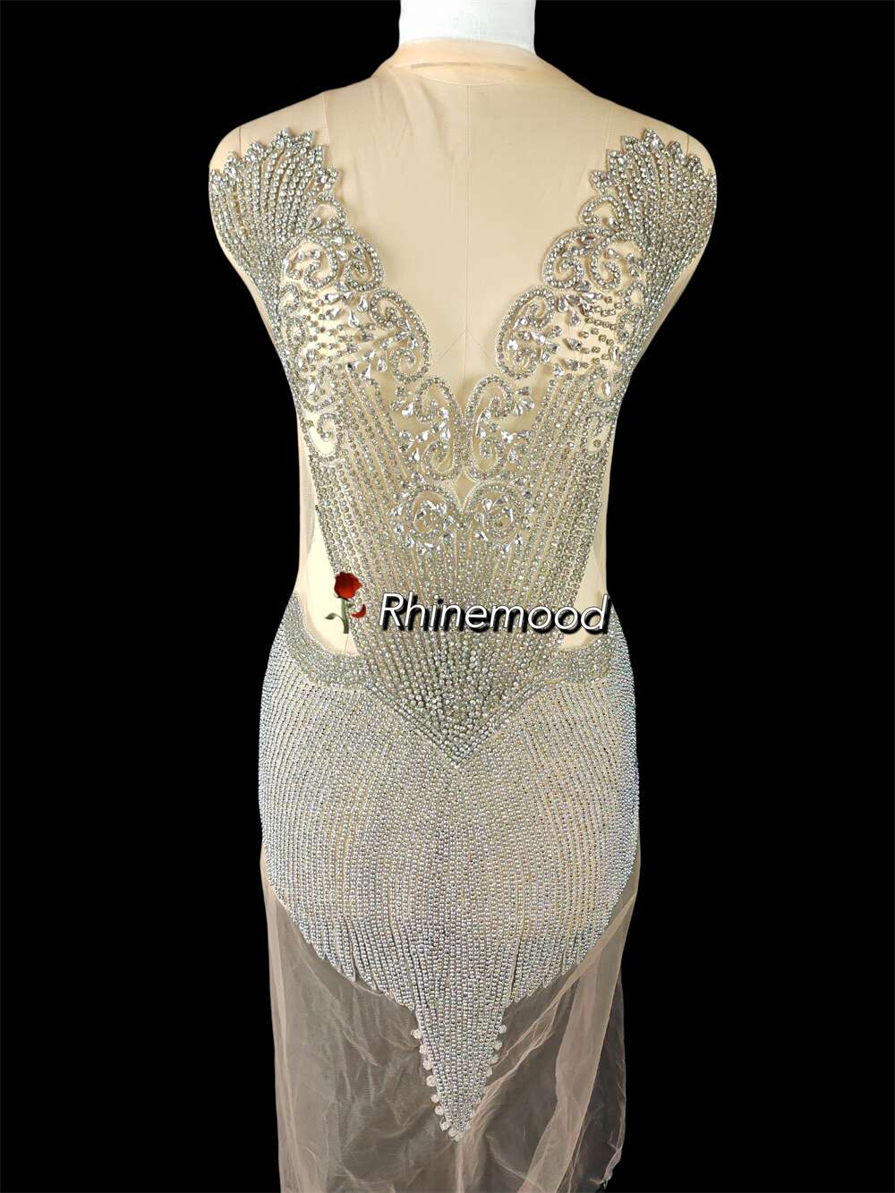 Emilia - Rhinestone Bodice Applique