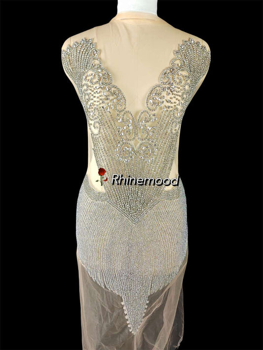 Emilia - Rhinestone Bodice Applique