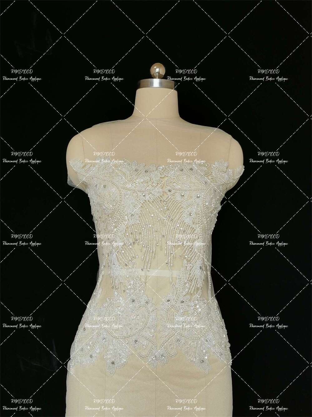 Maya - Rhinestone Bodice Applique