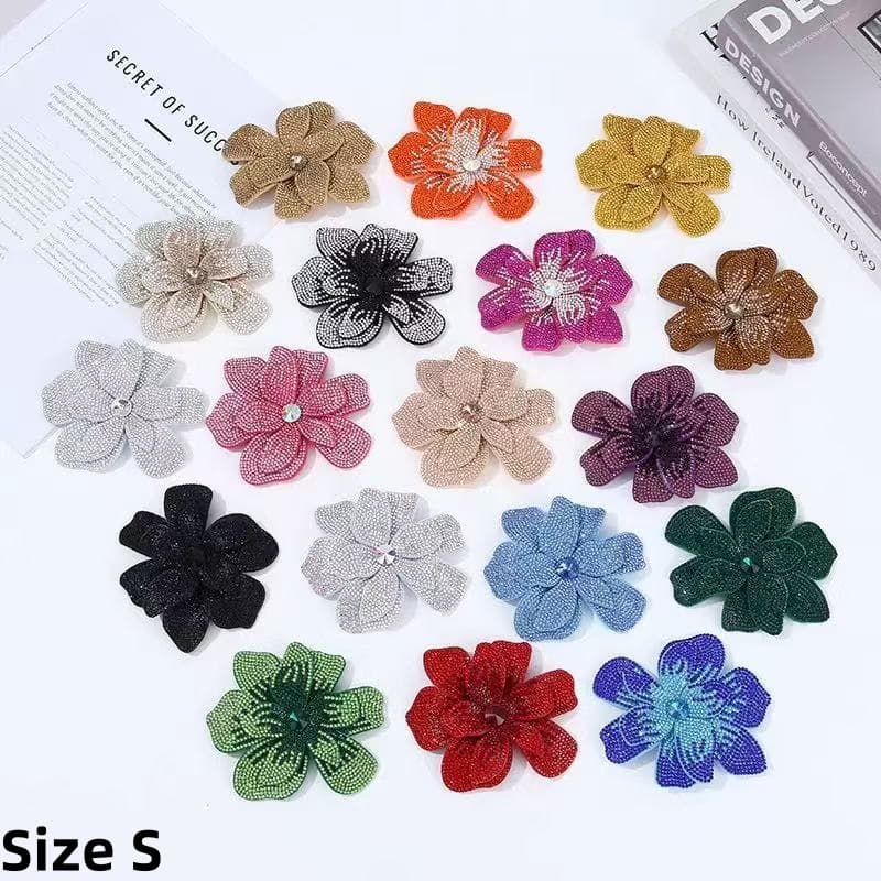 Rhinestone Flower Patch (pack) - H2