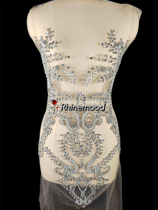 Liliana - Rhinestone Bodice Applique