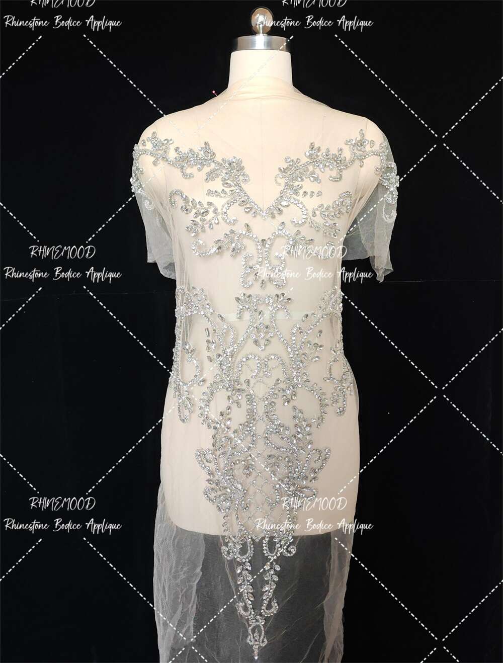 Luminous - Rhinestone Bodice Applique