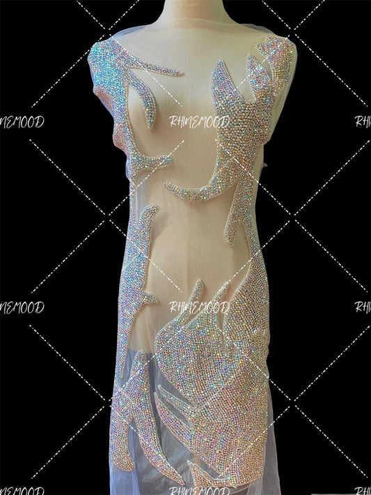 Midnight - Rhinestone Bodice Applique