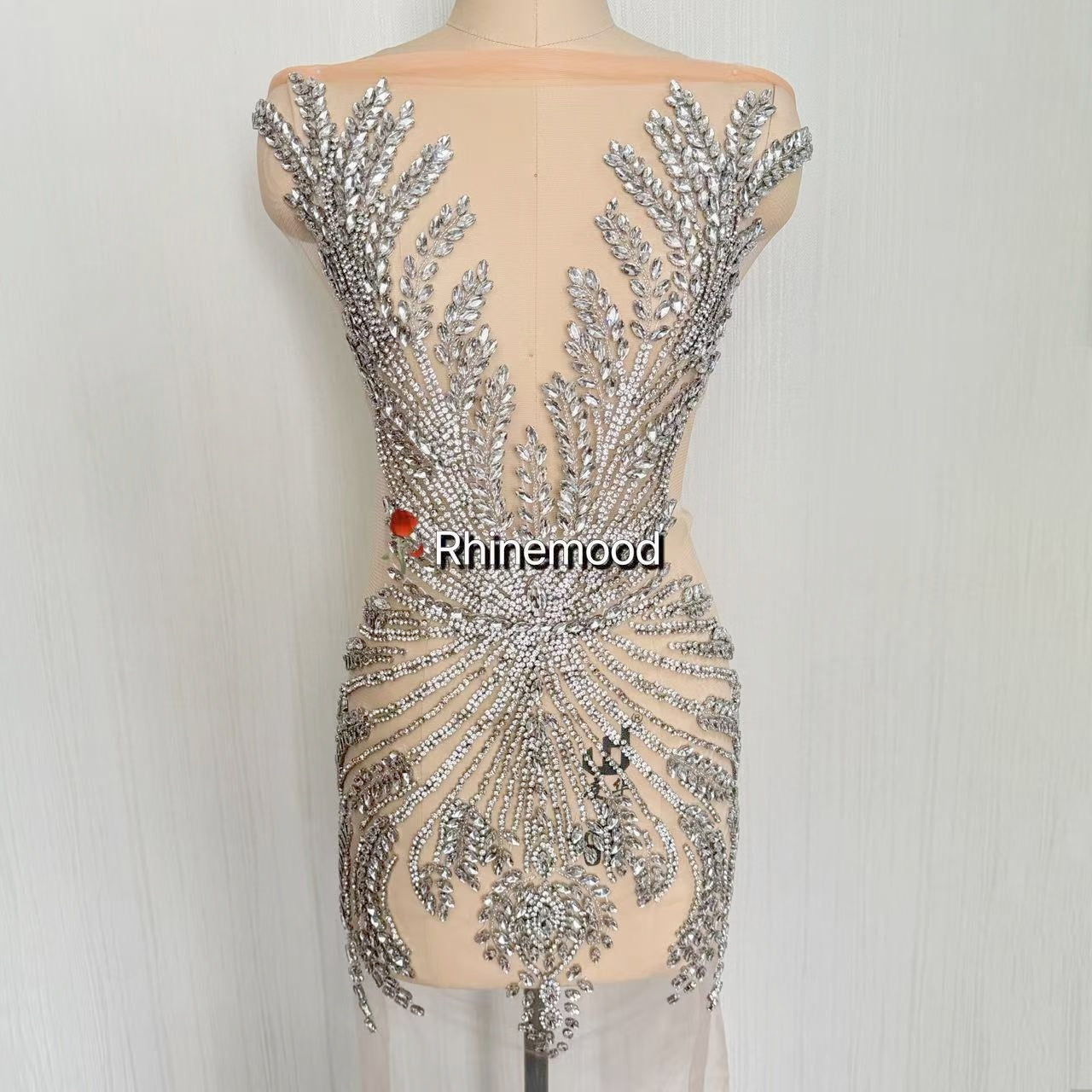 Olivia - Rhinestone Bodice Applique
