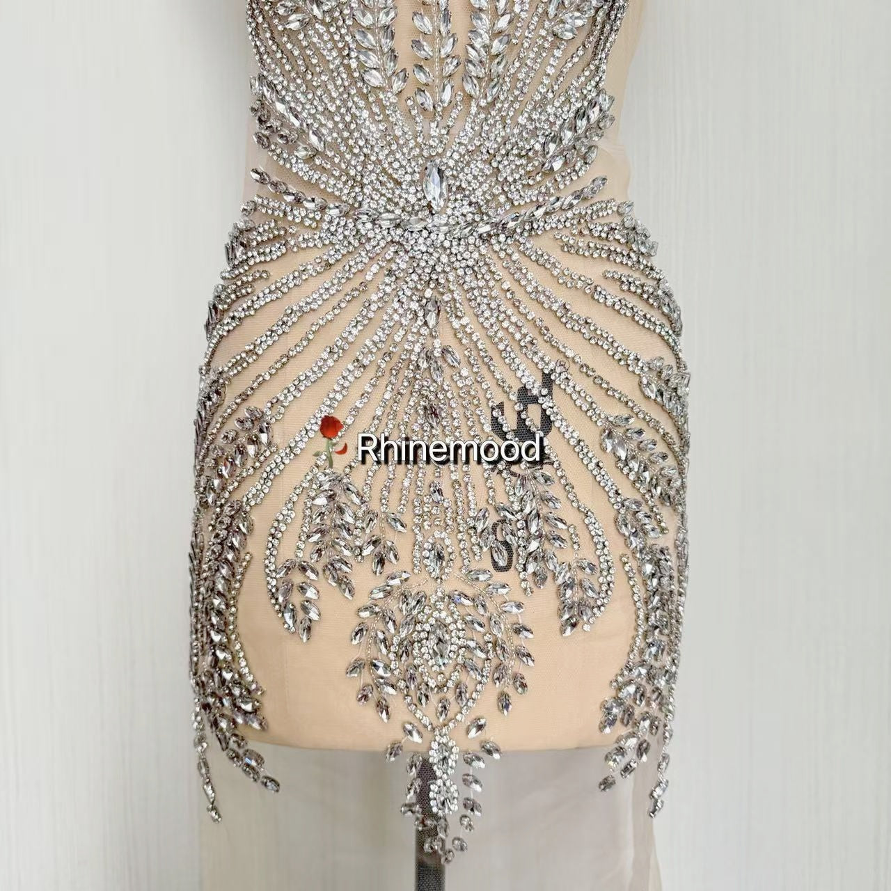 Olivia - Rhinestone Bodice Applique