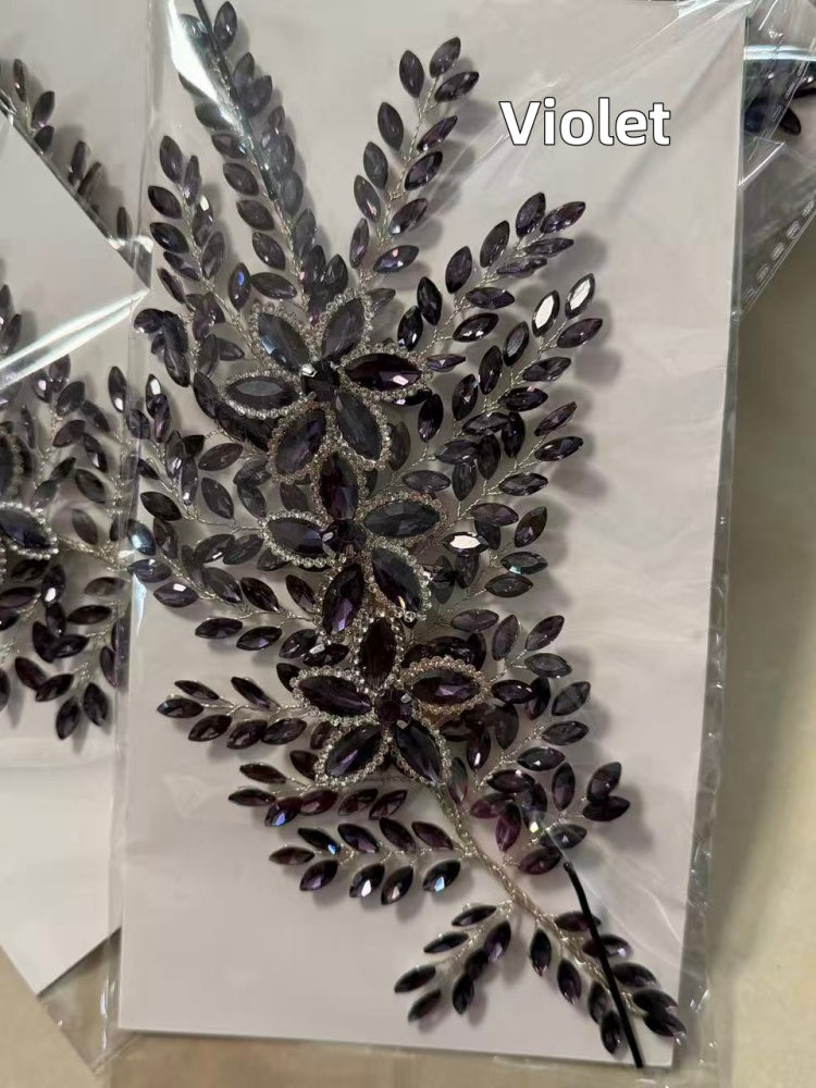 IN STOCK - RM012 - 3D Rhinestone Patch