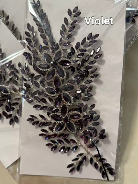 IN STOCK - RM012 - 3D Rhinestone Patch