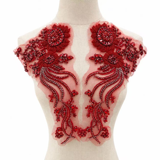 Romy - Rhinestone Applique（Pair）
