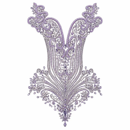 Rosie - Rhinestone Bodice Applique