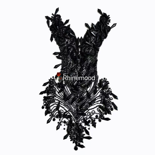 Rosie - Rhinestone Bodice Applique