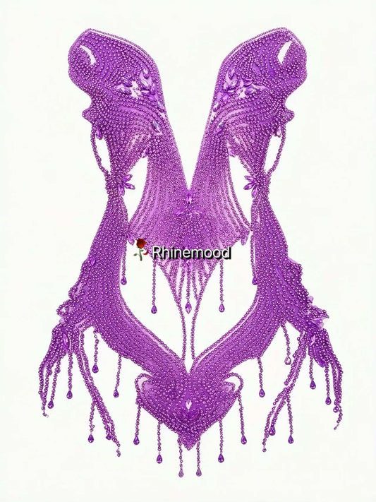Serena - Rhinestone Bodice Applique