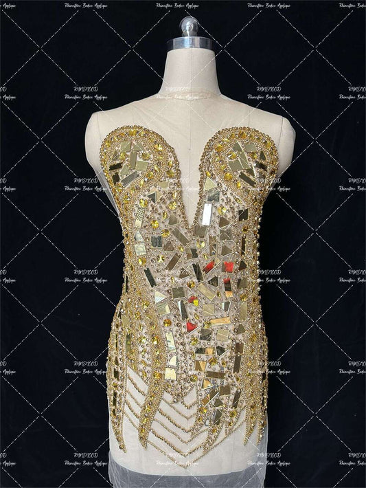 Shine2.0 - Rhinestone Bodice Applique