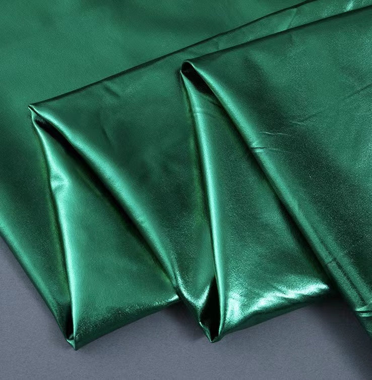 Stretchy Spandex Metallic Fabric