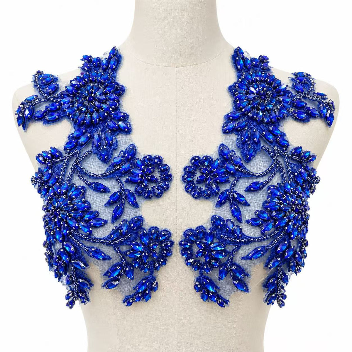Alice - Rhinestone Applique（Pair）