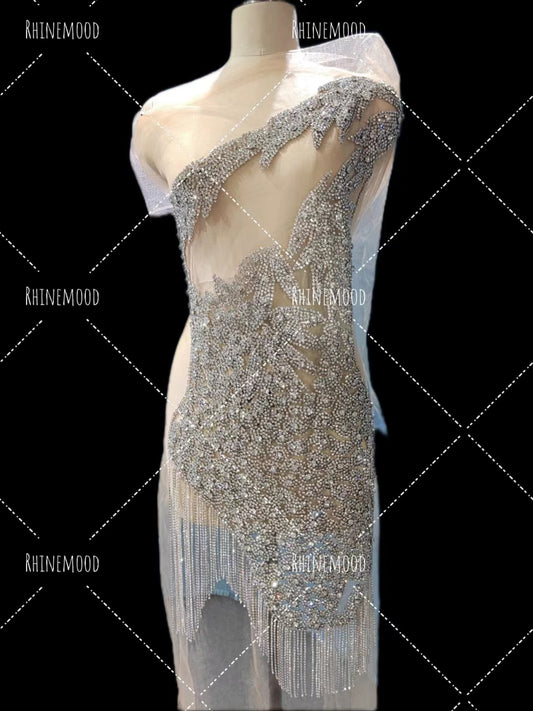 Alina - Rhinestone Bodice Applique