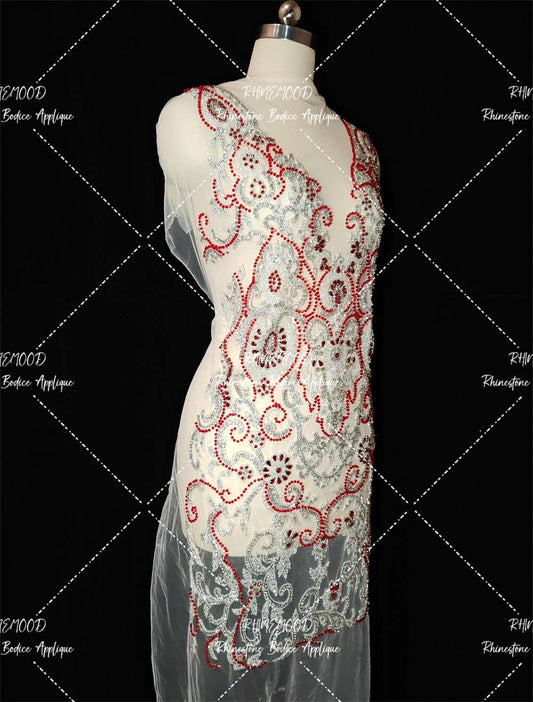 Betty - Rhinestone Bodice Applique