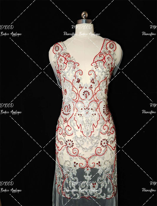 Betty - Rhinestone Bodice Applique