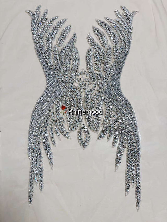 Audrey - Rhinestone Bodice Applique