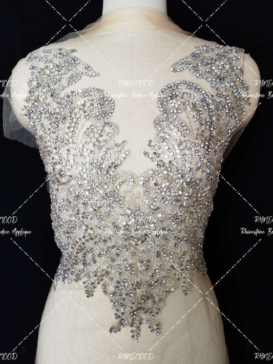 Aurora - Rhinestone Bodice Applique