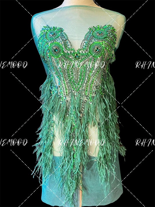 Becky - Feather Bodice Applique
