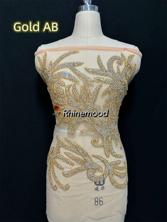 Bonnie - Rhinestone Bodice Applique