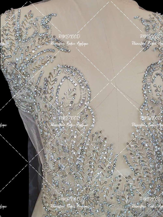 Camila - Rhinestone Bodice Applique