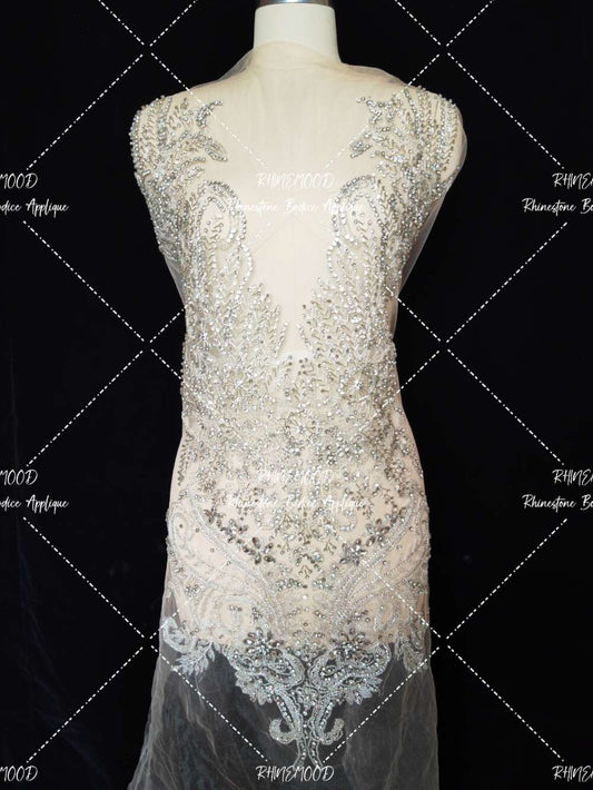 Camila - Rhinestone Bodice Applique