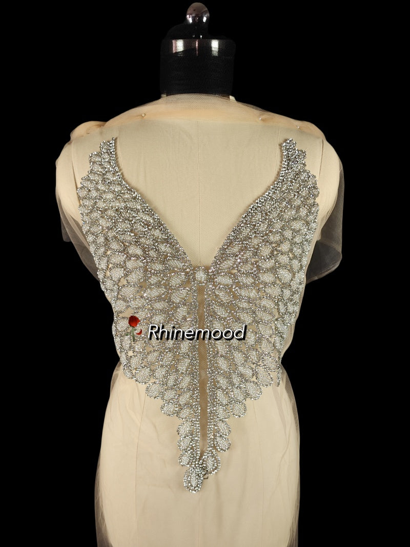 Claire - Rhinestone Bodice Applique