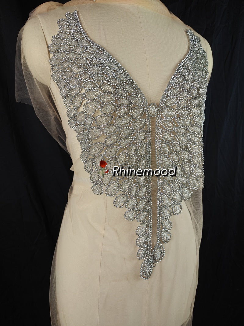 Claire - Rhinestone Bodice Applique