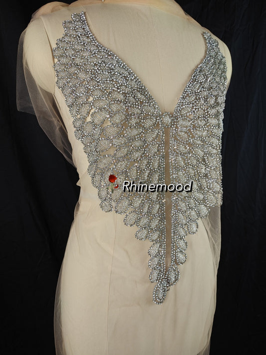 Claire - Rhinestone Bodice Applique