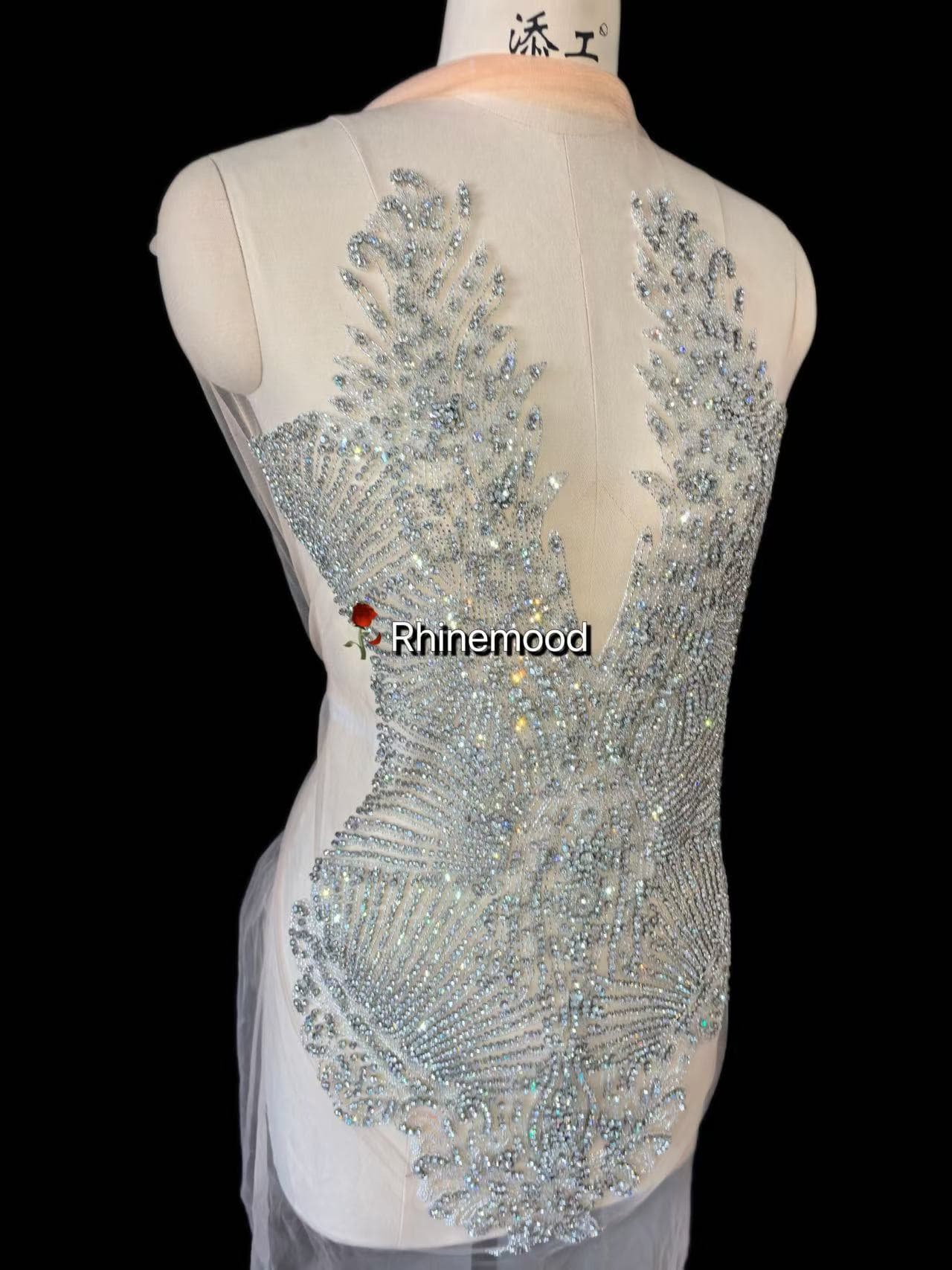 Cora - Rhinestone Bodice Applique