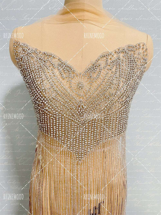 Darcy - Rhinestone Bodice Applique