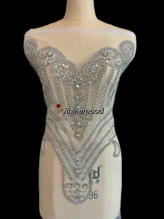 Delight - Rhinestone Bodice Applique