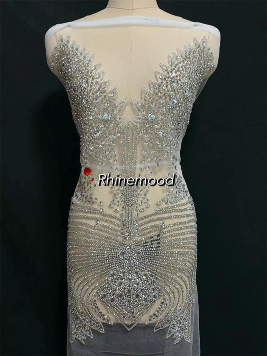 Ella - Rhinestone Bodice Applique