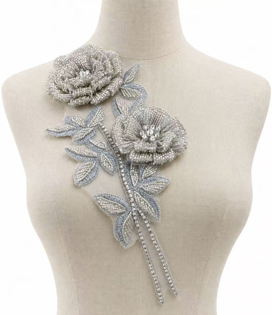 Flora - Rhinestone Applique