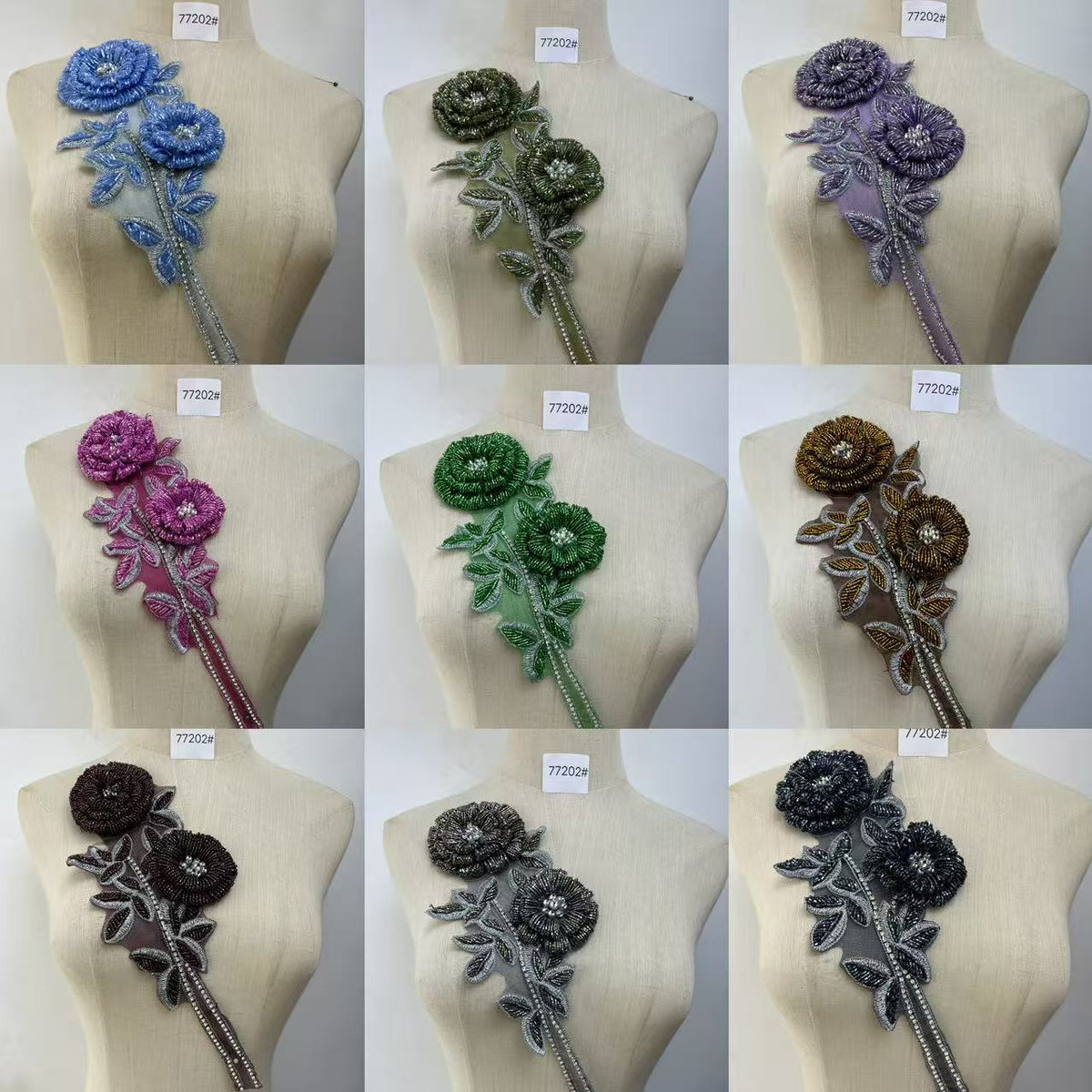 Flora - Rhinestone Applique