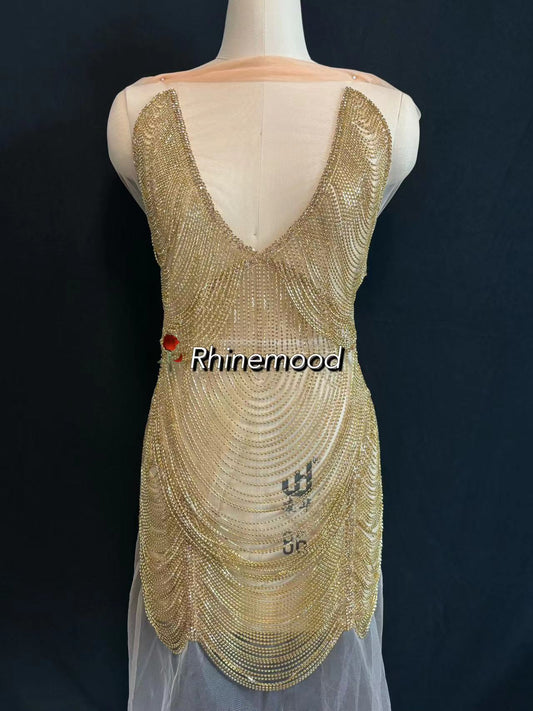 Galaxy - Rhinestone Bodice Applique