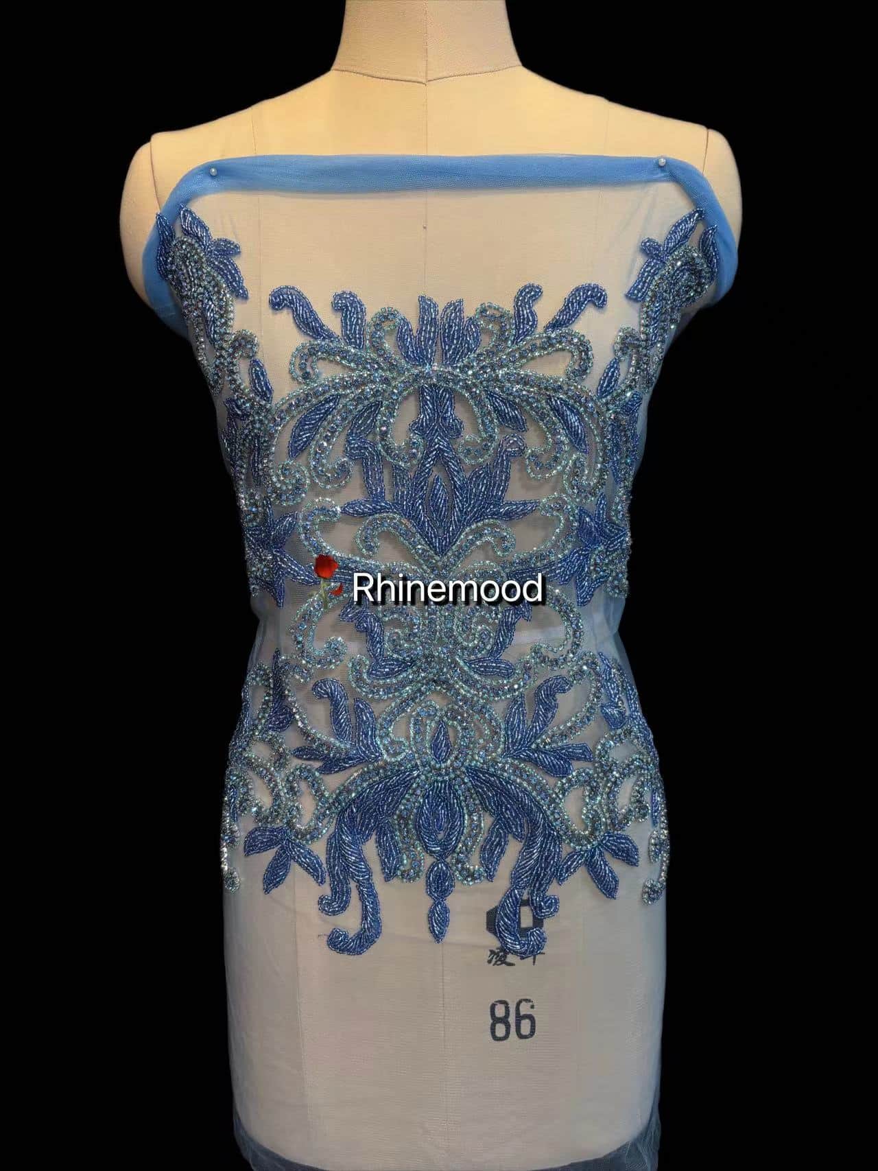 Glaze - Rhinestone Bodice Applique