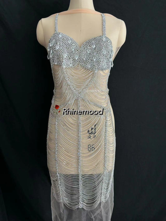 Grace - Rhinestone Bodice Applique