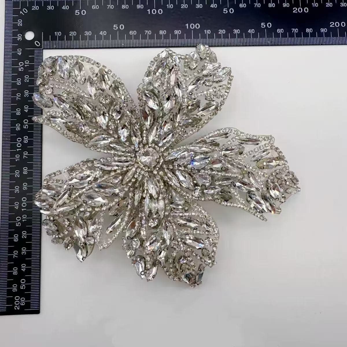 Rhinestone Flower Patch - H3