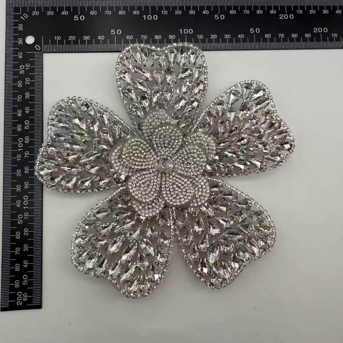 Rhinestone Flower Patch - H3