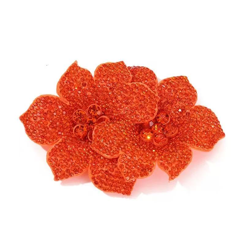 Rhinestone Flower Patches - H5