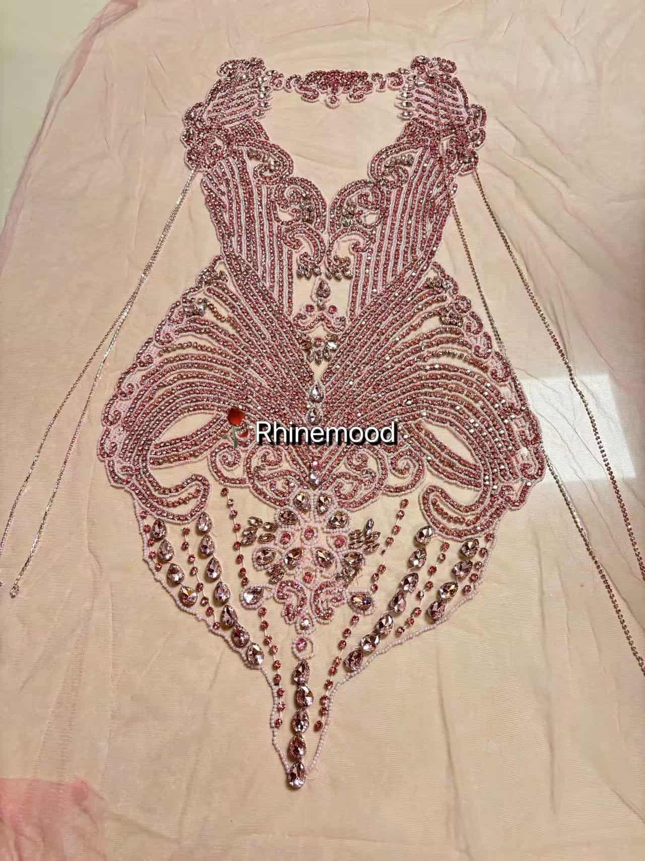 Ivy - Rhinestone Bodice Applique