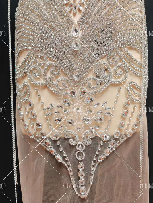 Ivy - Rhinestone Bodice Applique