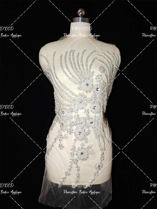 Judy - Rhinestone Bodice Applique