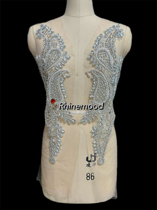 June - Rhinestone Bodice Applique