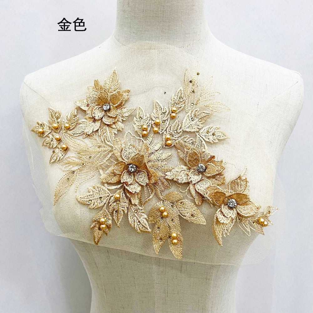 Lacey - 3D  Flower Patch（Pair）