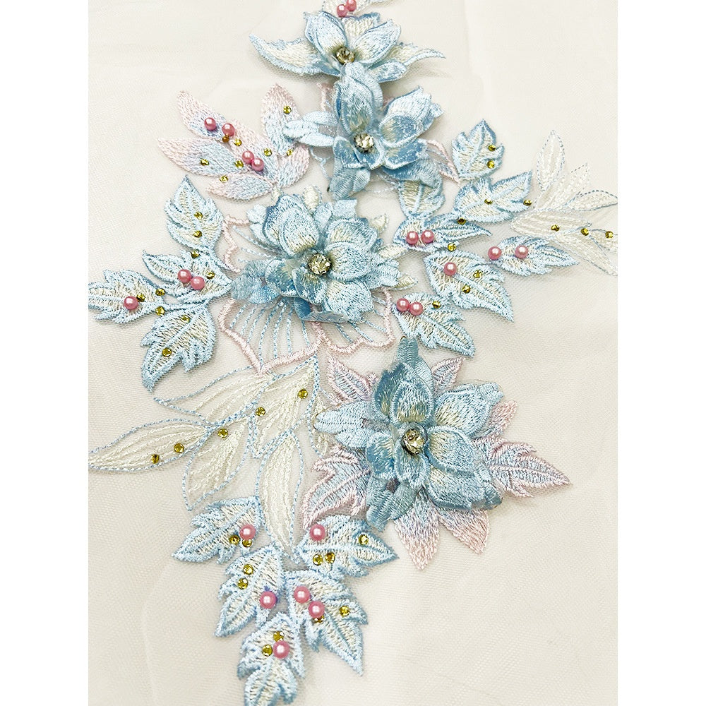 Lacey - 3D  Flower Patch（Pair）